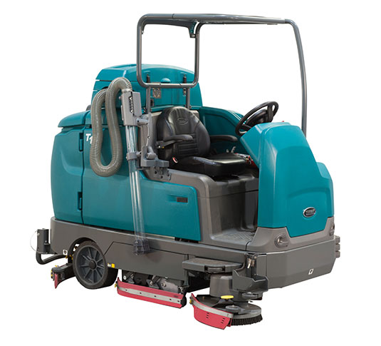 Tennant T12 - Compact Battery-Powered Ride On Floor Scrubber