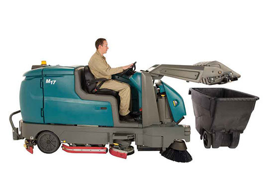 T17 Battery-Powered Ride-On Scrubber