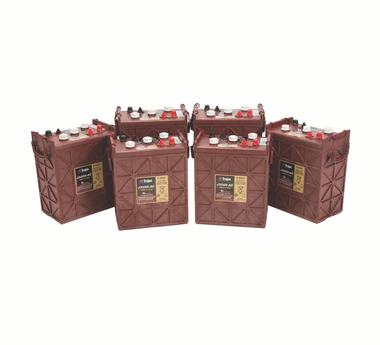 222777 6 Volt Wet Trojan Battery Kit alt 1