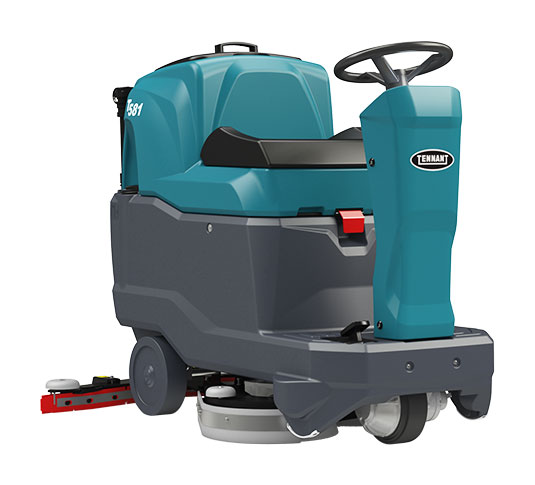 T581 Micro Ride-On Floor Scrubber | Tennant Company