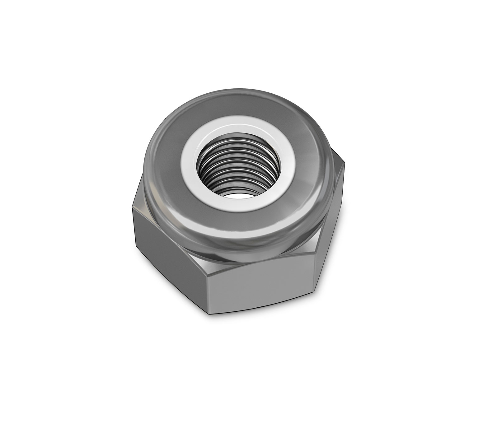 TennantTrue Steel Hex Lock Nut - M12 Thread x 0.472 in | PN: 08711