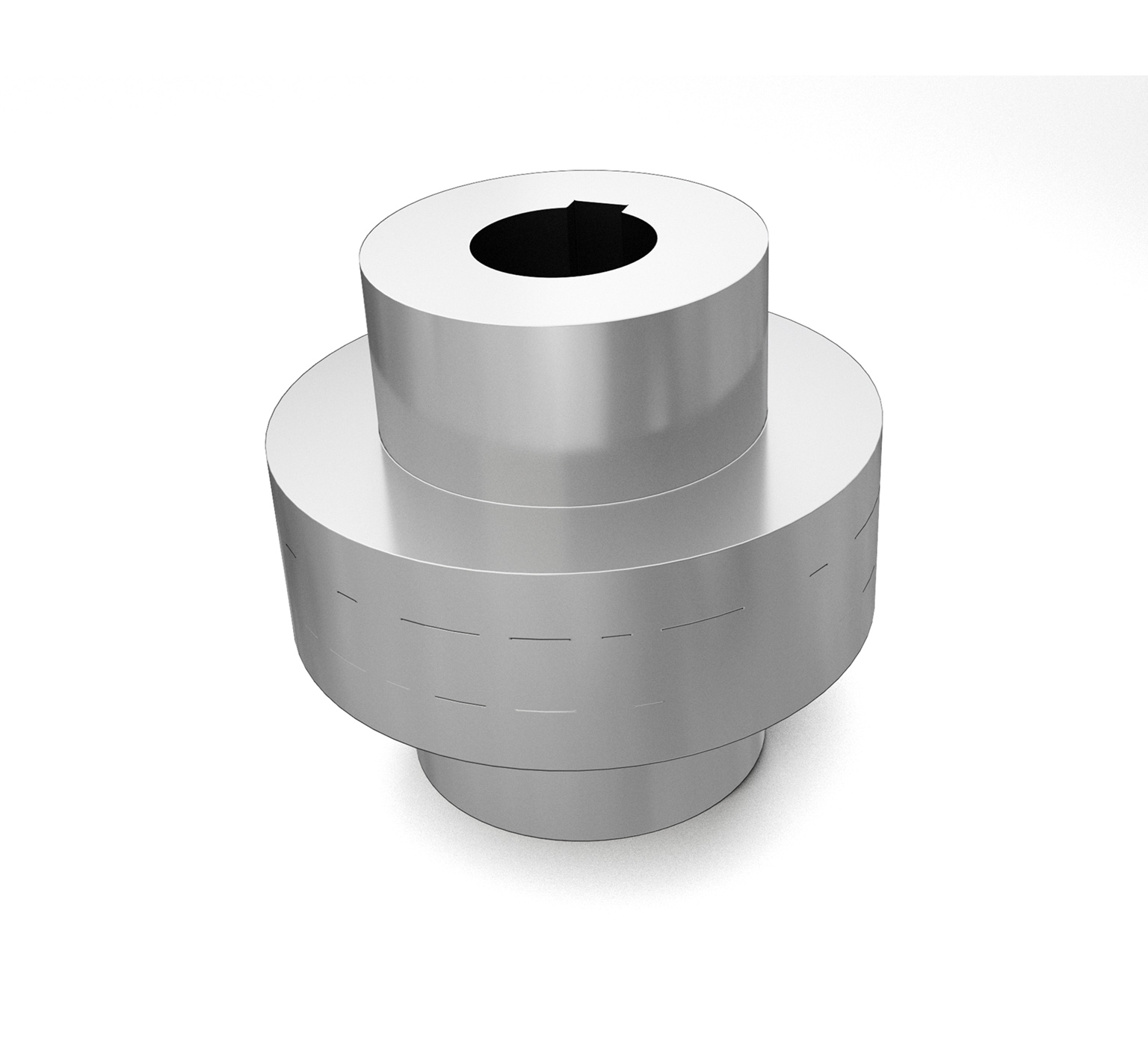 TennantTrue Conveyor Coupling Assembly - 1.969 ID x 6.75 x 6.36 in