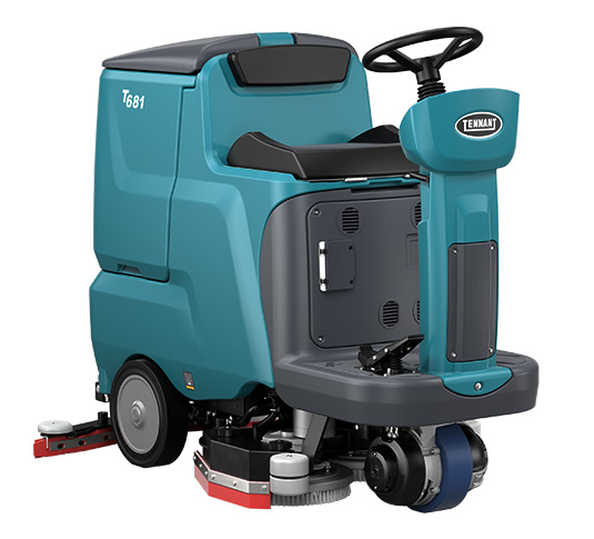 Tennant T681 Small Ride-On Floor Scrubber-Dryer